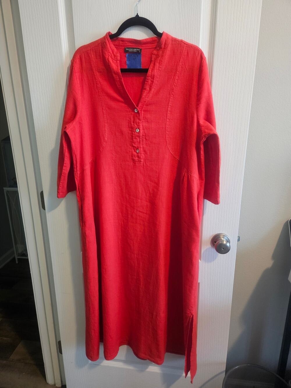 Francesca Bettini Women's Linen Maxi Dress